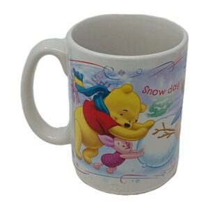 Houston Harvest Disney Winnie The Pooh Tigger Eeyore‎ Coffee Cup Mug Snow Day